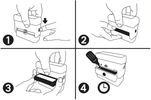 How to refill a self inking stamp Expressionery.com