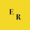 Yellow background with embossed Traditional initials for wedding stationery.