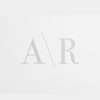 Wedding embosser design featuring  initials in clean, raised style.