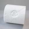 Pixie rubber stamp design embossed on toilet roll paper.