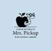 Teacher bookworm -themed stamp on classroom worksheets.