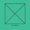 Green background showing self-inking stamp size guide 40×40mm.