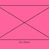 Pink background showing self-inking stamp size guide 62×38mm.