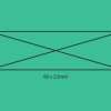 Green background showing self-inking stamp size guide 80×23mm.