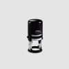  Black Shiny self-inking stamp model 532, 30 mm round design.
