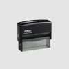 Black Shiny self-inking stamp model 832, 73x13mm slim rectangular design.