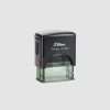 Black Shiny self-inking stamp model 842, 36x12mm slim rectangular size.