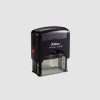 Black Shiny self-inking stamp model 846, 63x25mm rectangular design.