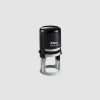 Black Shiny self-inking stamp S552 model, 50mm round size.